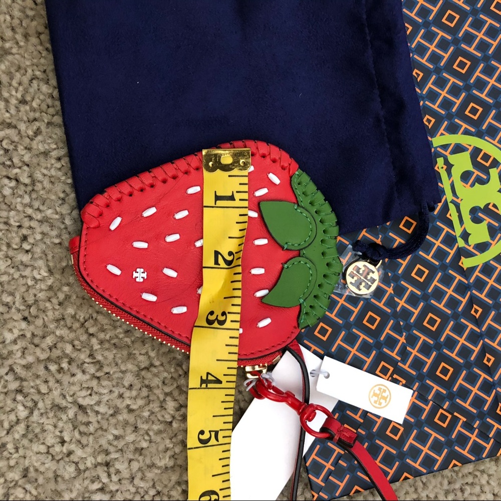 NWT Tory Burch strawberry 🍓 leather pouch - Picture 6 of 6